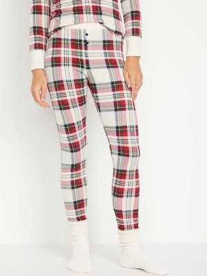 Old Navy Waffle-Knit Pajama Leggings Pyjama Damen Weiß | 0431IDPBS