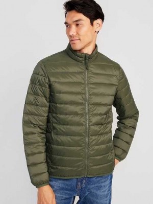 Old Navy Wasser-Resistant Narrow-Channel Puffer Jacket Mäntel Herren Alpine Tundra | 8745QSOUB