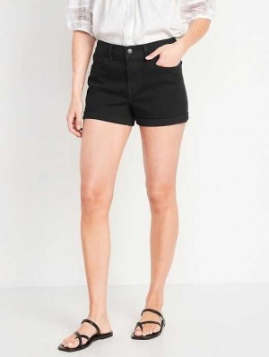 Old Navy Wow Black Jean Shorts Unterteile Damen Schwarz | 5279ETKXS