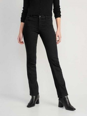 Old Navy Wow Boot-Cut Jeans Jeans Damen Schwarz | 0286LYDQO