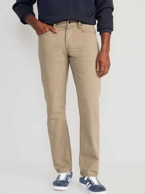 Old Navy Wow Gerade Five-Pocket Pants Jeans Herren Khaki | 9745YDLIX