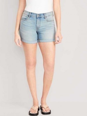 Old Navy Wow Jean Shorts Kurze Hose Damen Hellwaschen | 1907LZCUR
