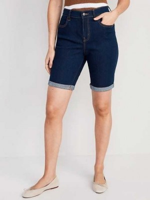Old Navy Wow Jean Shorts Kurze Hose Damen Dunkelwaschen | 2163MXBZC