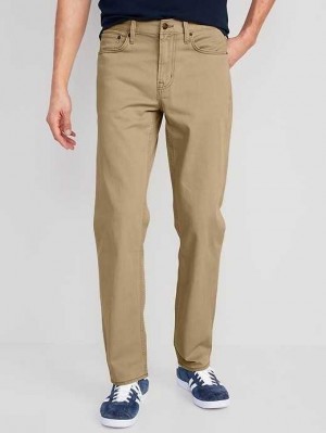 Old Navy Wow Loose Twill Five-Pocket Pants Jeans Herren Khaki | 3701WTOIE