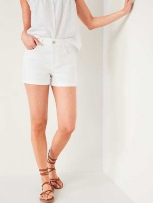 Old Navy Wow White Jean Shorts Unterteile Damen Weiß | 2376FLGHO