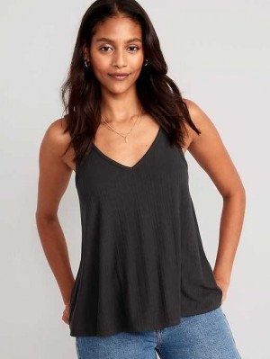 Old Navy Ärmellose Luxe Swing T-Shirt Oberteile Damen Panther | 5782BVFJA