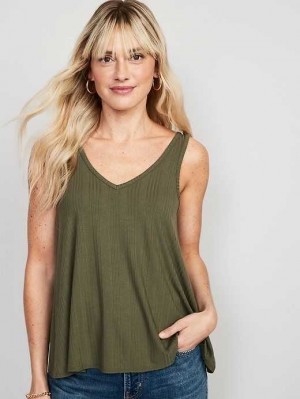 Old Navy Ärmellose Luxe Swing T-Shirt Oberteile Damen Alpine Tundra | 1398OTZAK