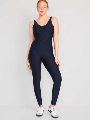 Old Navy Ärmellose PowerSoft 7/8 Bodysuit Sportbekleidung Damen Navy Blau | 8357CPLUQ
